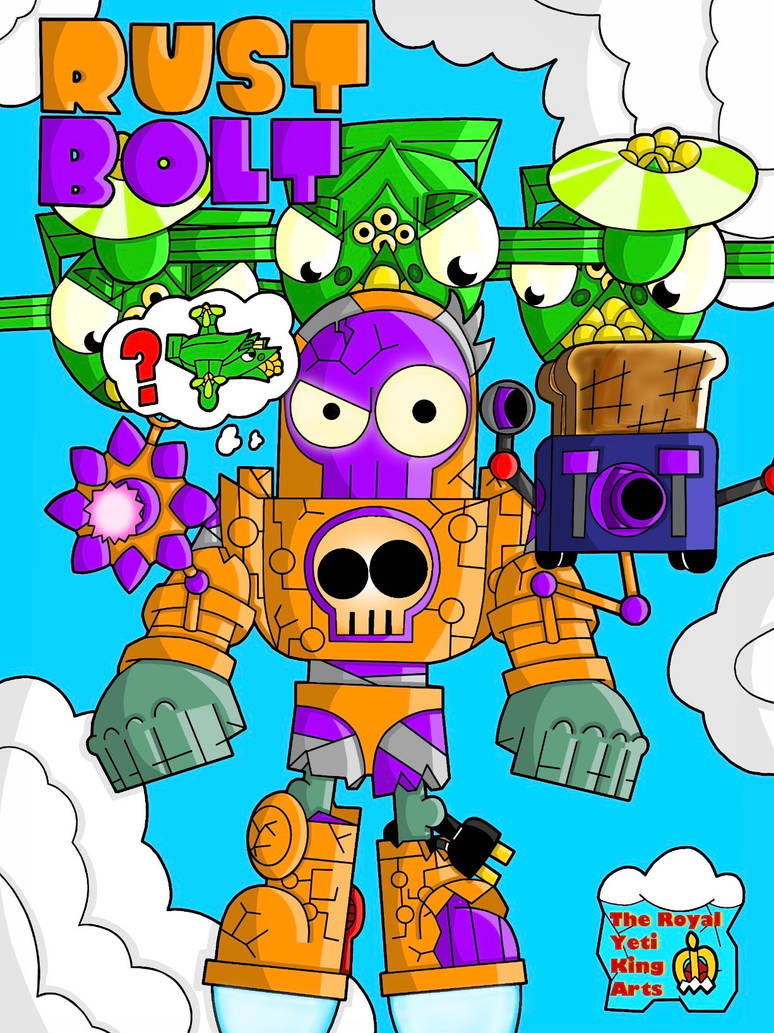Rusty Hero Pvz Heroes / Hero lineup #17 Rust Bolt by TheRoyalYetiKingArts on ...