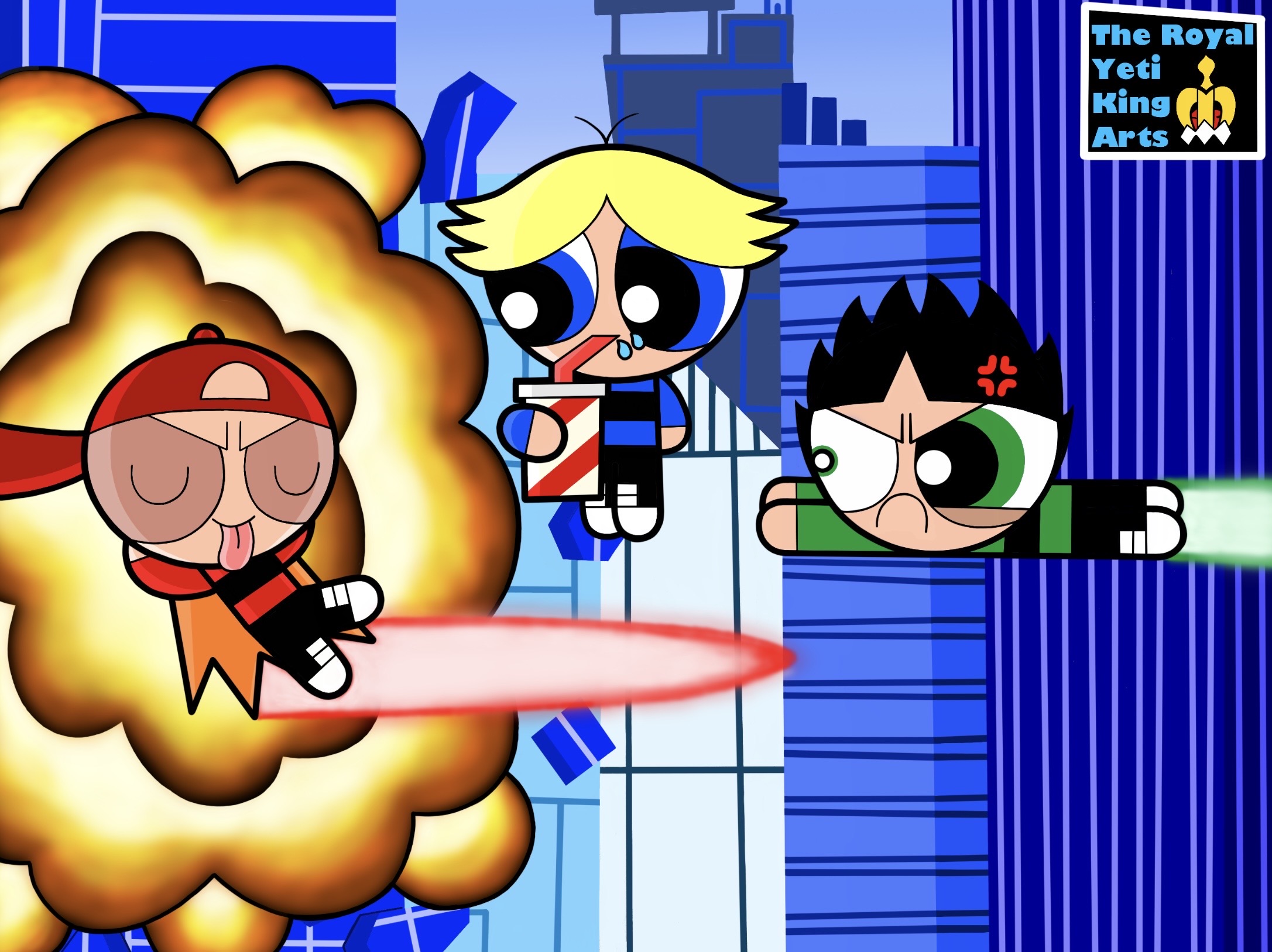 The Rowdyruff Boys #1 A little destructive game by TheRoyalYetiKingArts ...