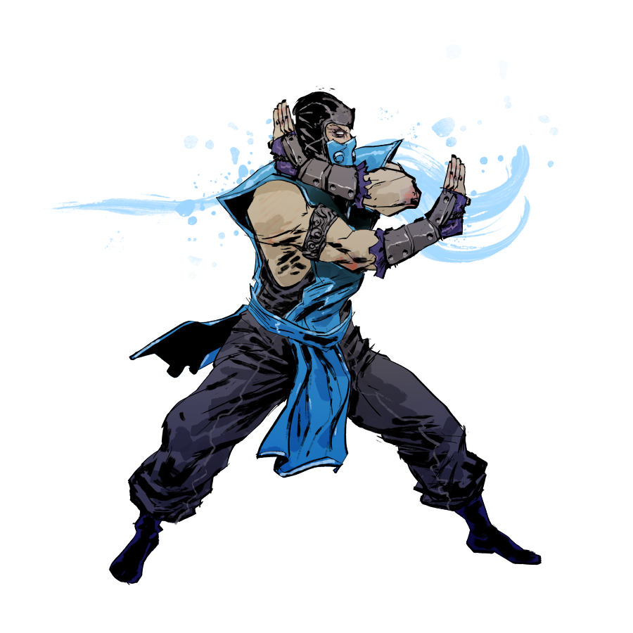 Sub Zero Commission Sample by anjinanhut on DeviantArt