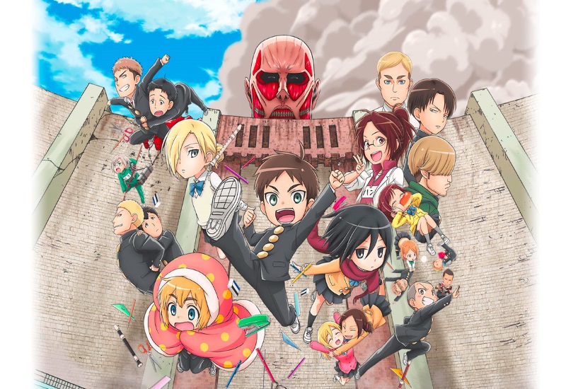 Attack on Titan Junior High promo art