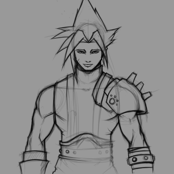 Doodle - Cloud Strife