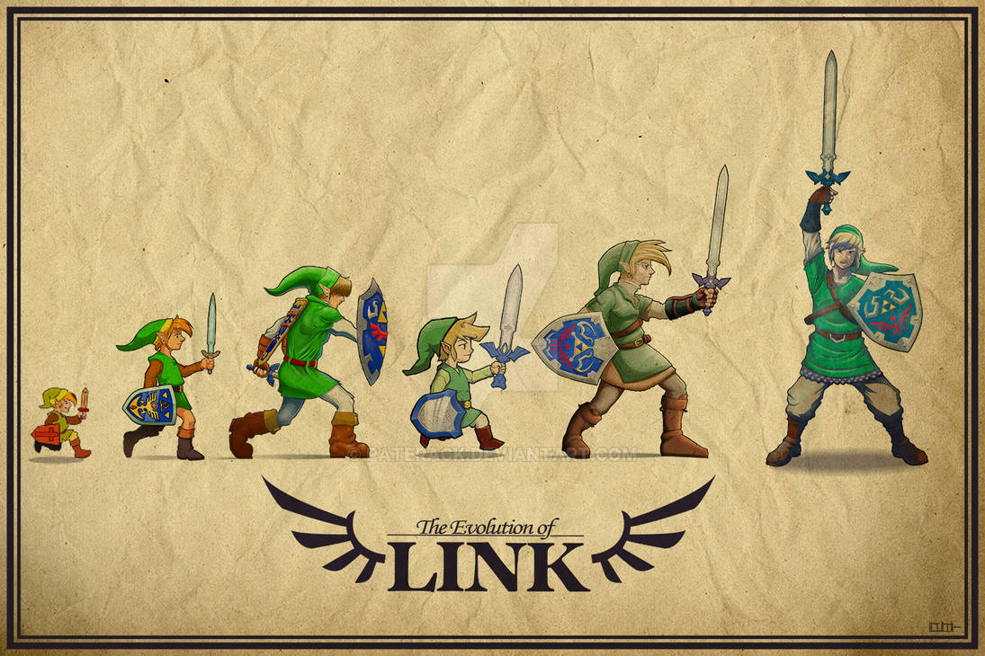 The Evolution of Link by Paterack on DeviantArt
