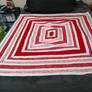 Candy Cane Sparkle Blanket