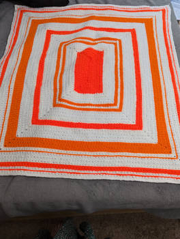 Commissioned Sparkle White Halloween Throw Blanket