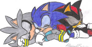 Baby Sonic, Shadow, and Silver