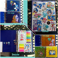 My Sonic Customized Small Binder :)