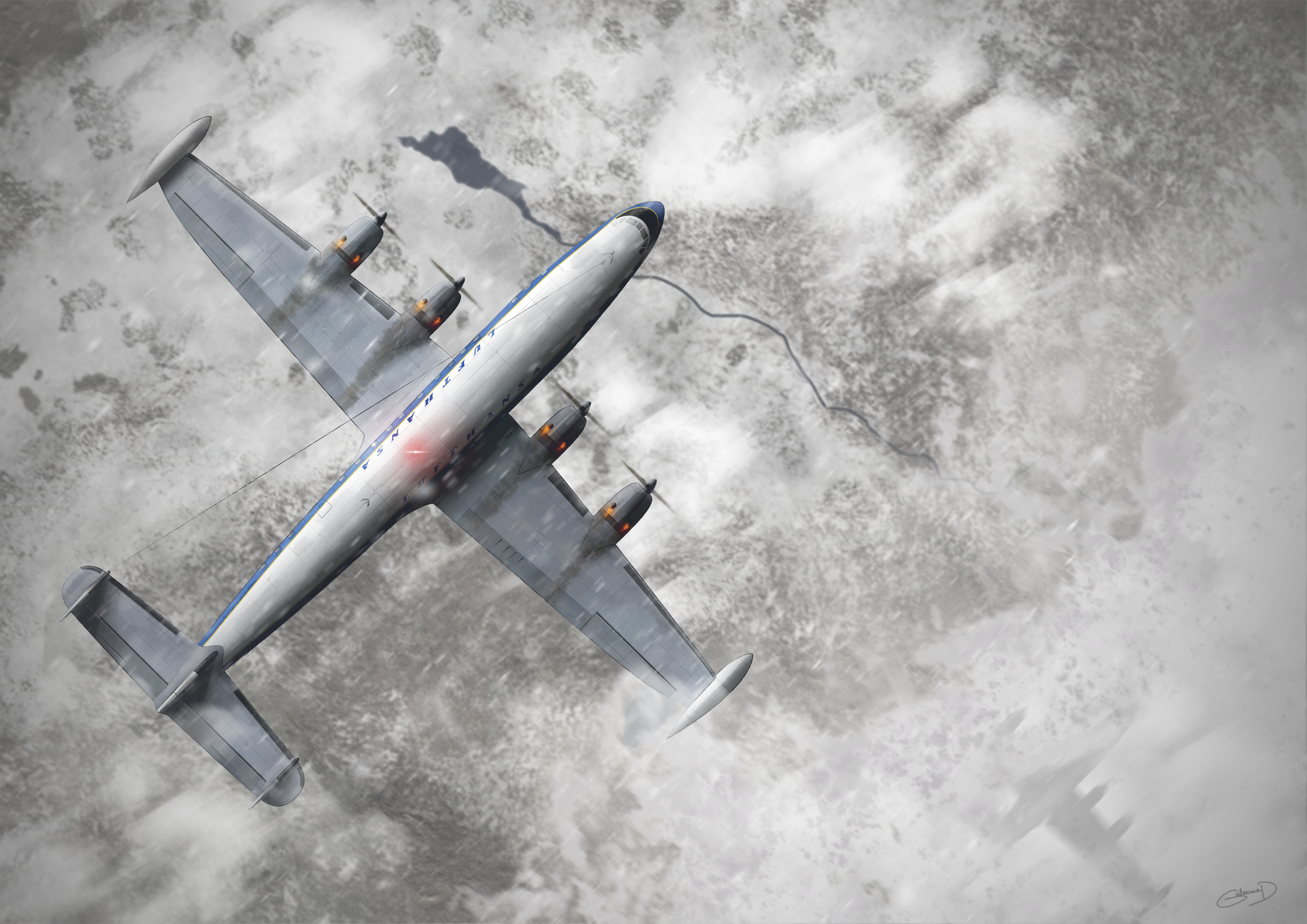 L. 1049 G Super Constellation - Lufthansa