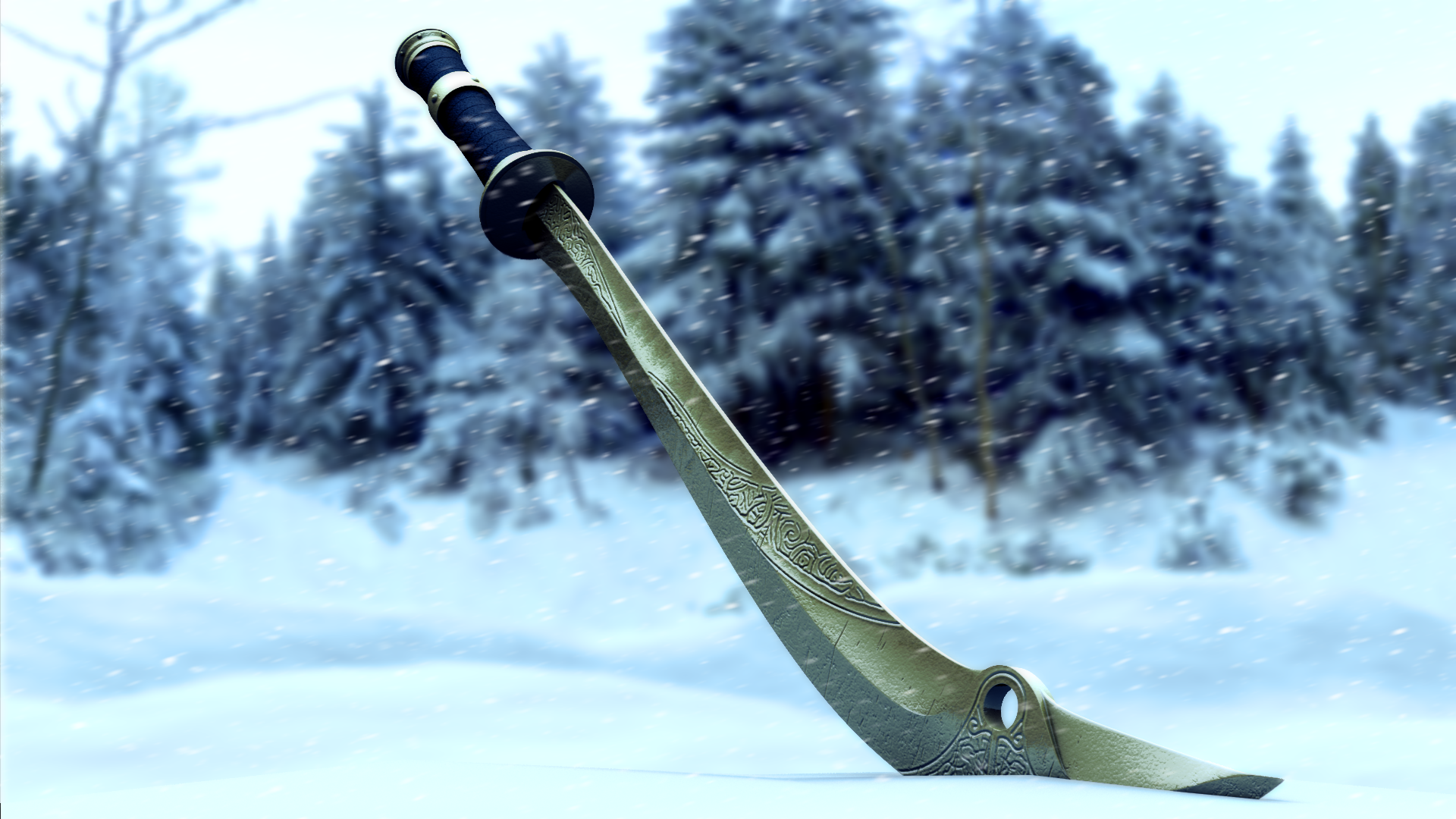 Blade in the Snow - Remake by 3DPad