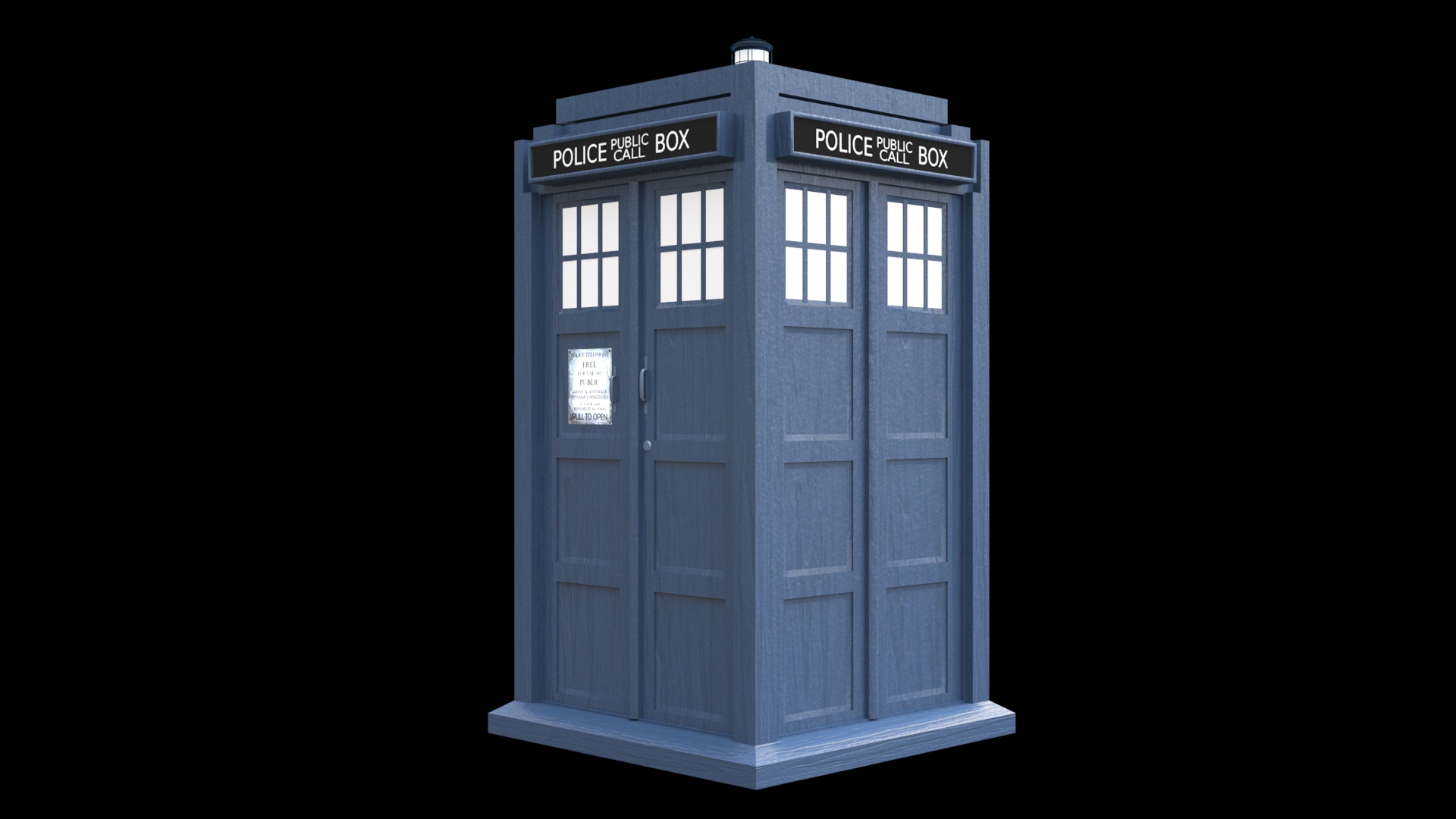 Tardis Update - 3D Render