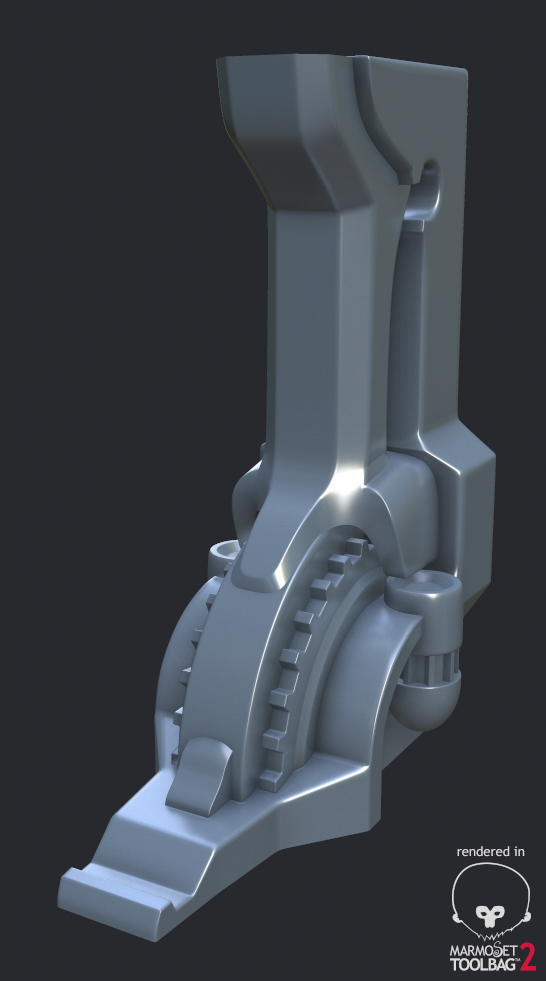 Sci-Fi Column - High poly WIP1