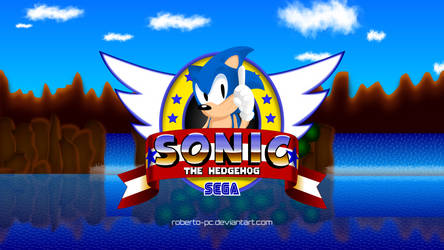 Sonic The Hedgehog Title Screen