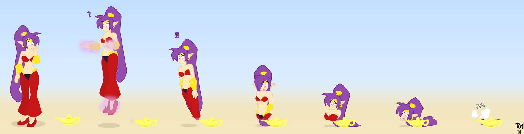 AT - Shantae Lamp Sequence