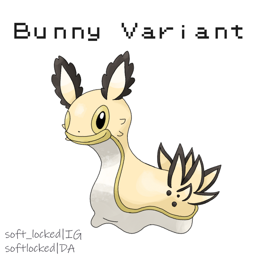 Shellos Variant Shellos Sea Bunny Variant by softlocked on DeviantArt