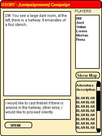 OSORT Interface Plan 1