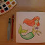 Ariel watercolors practice