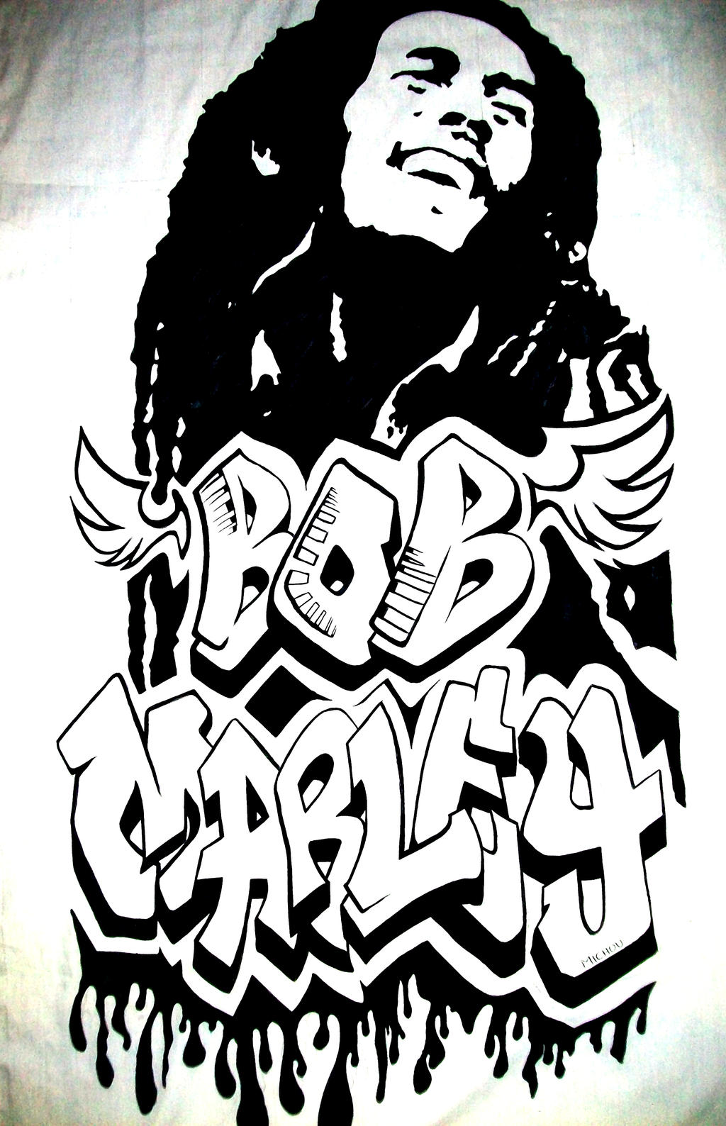Drew Logo  Graffiti cartoons, ? logo, Bob marley art