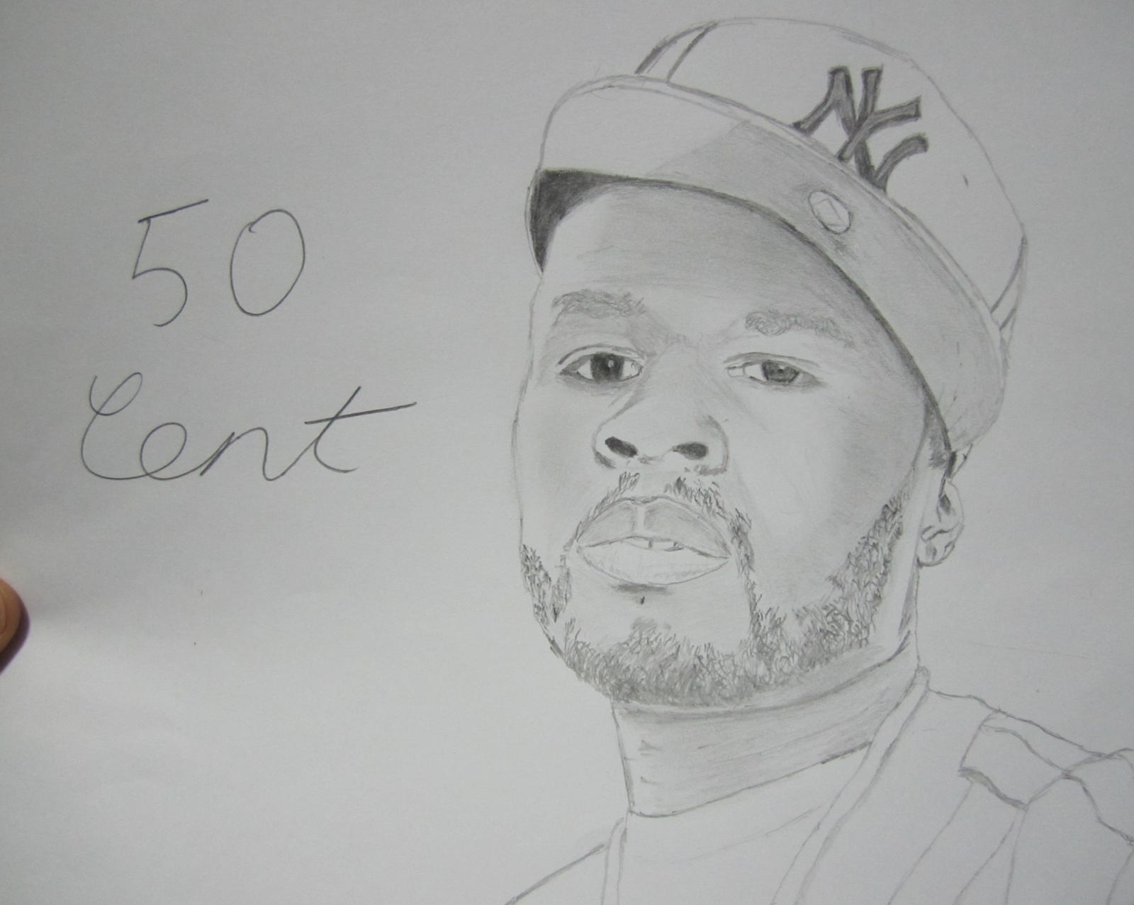 50 Cent drawing by animemaverick on DeviantArt
