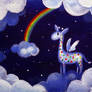 Rainbow Giraffe