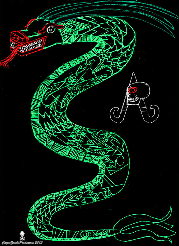 Snake Sat Mexica snake sat gif by CZProductions on DeviantArt