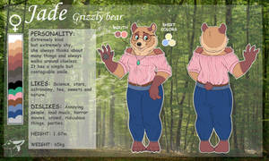 Jade Grizzly Bear Reference Sheet