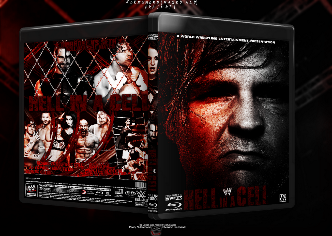 WWE Hell In A Cell 2014  Blu-Ray Cover