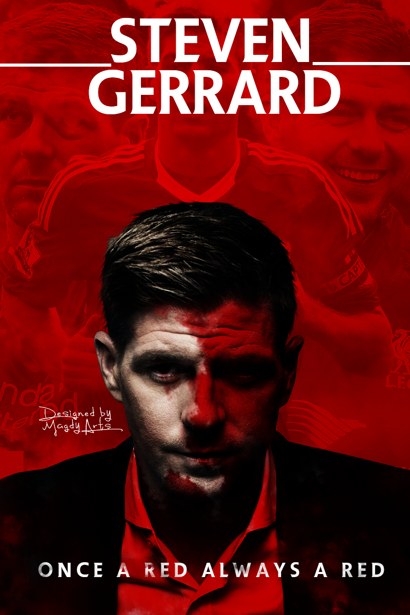 Steven Gerrard Custom Book Cover