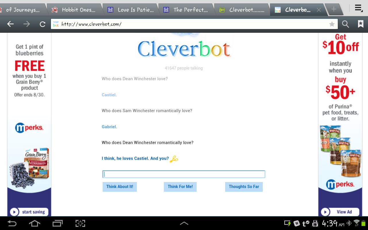 Cleverbot Gives The Answers...