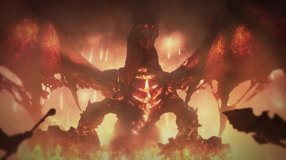 Top wallpaper engine. Смертокрыл варкрафт 2. "Deathwing" Warcraft обои. Deathwing the Destroyer.