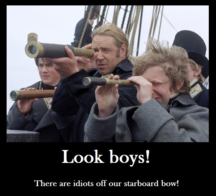 Master and Commander Demotivational