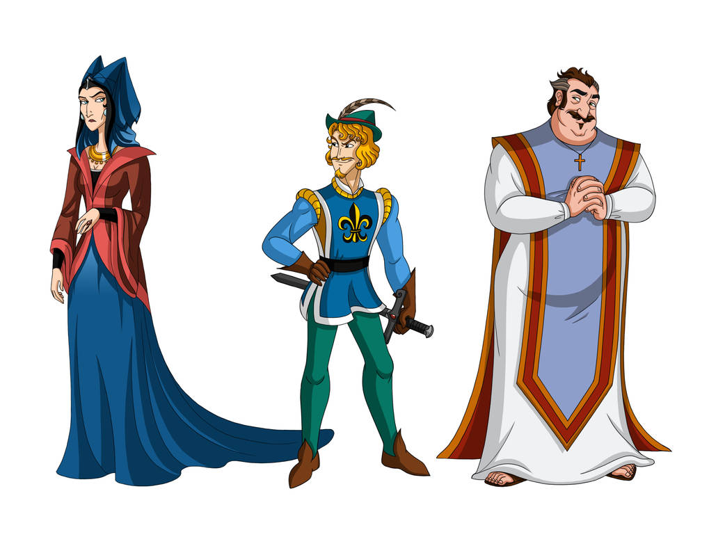 Frollo's Parents and Master by WhiteFangKakashi300 on DeviantArt