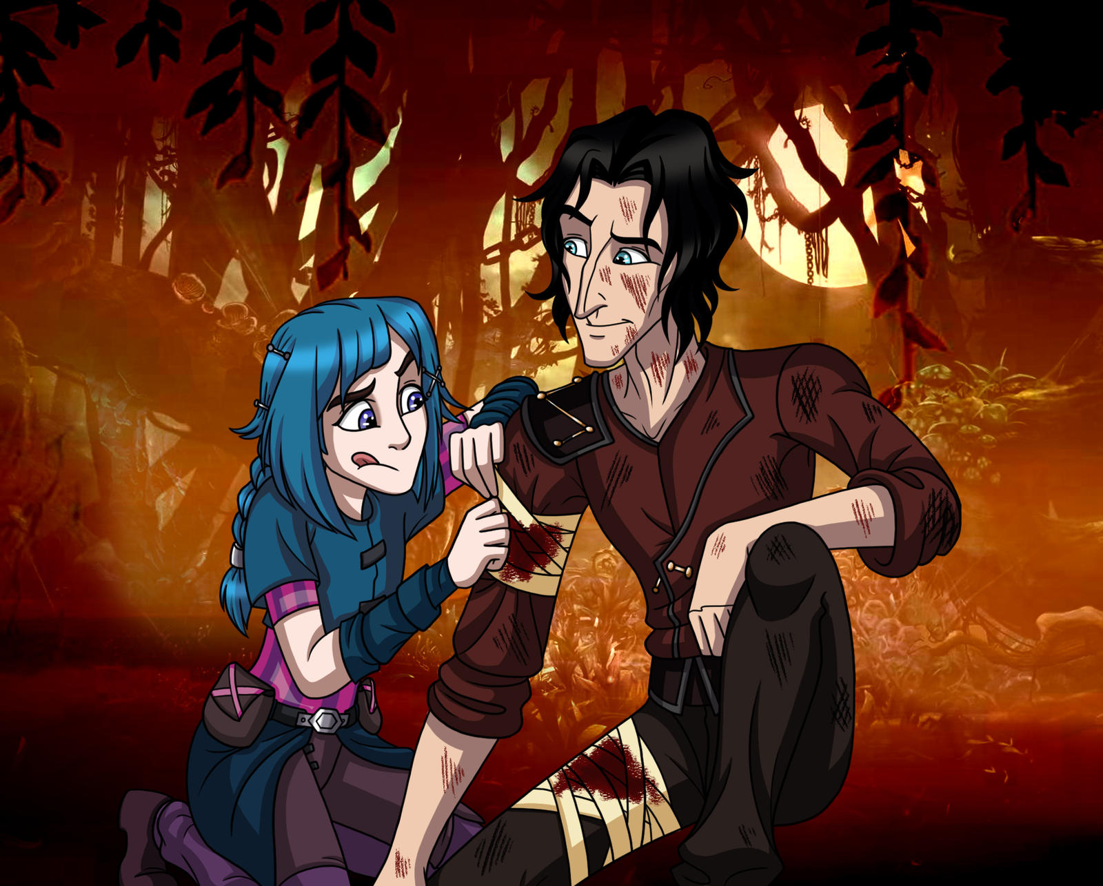 AU Powder and Silco by WhiteFangKakashi300 on DeviantArt