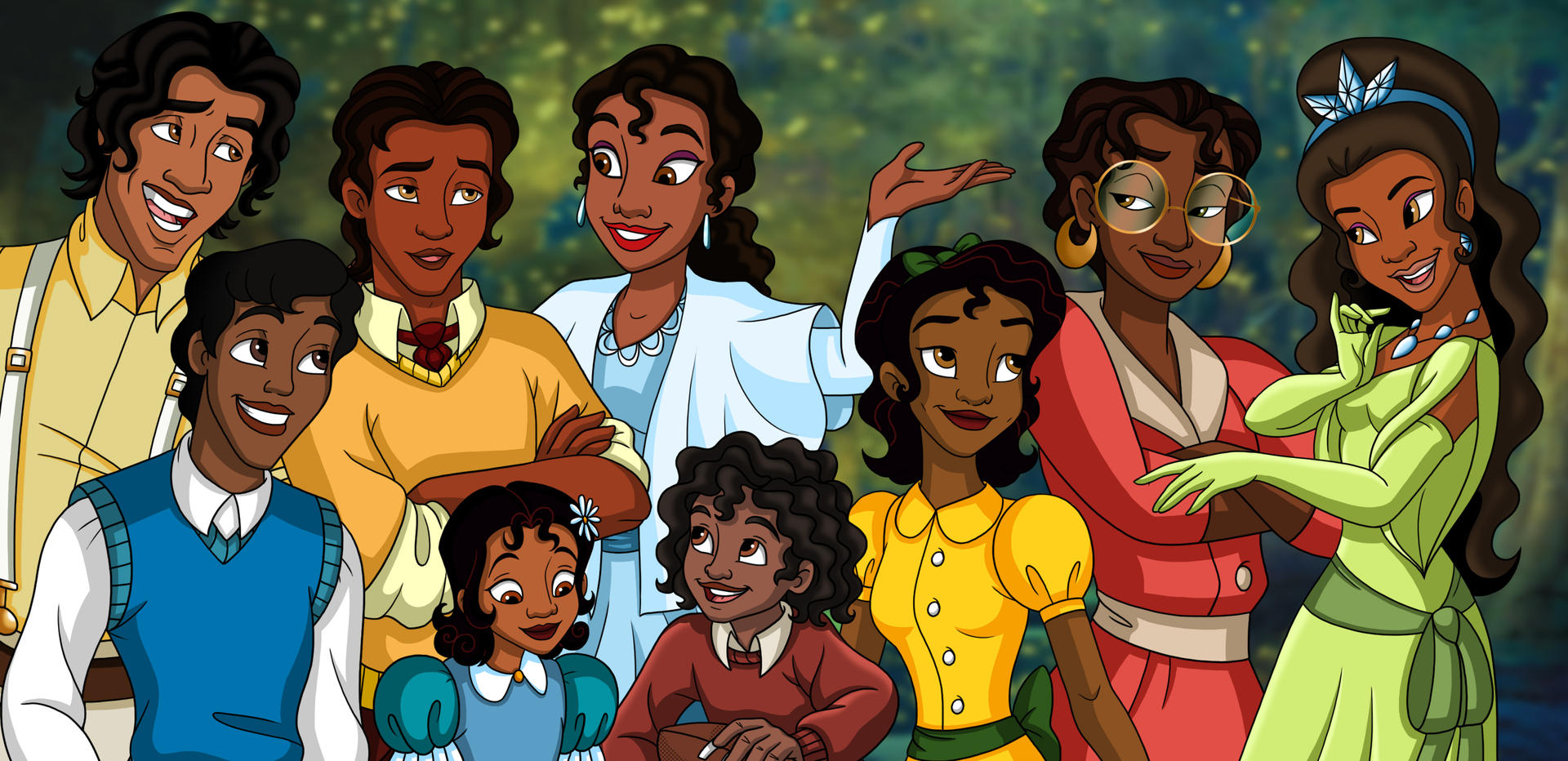 All Together- Tiana by WhiteFangKakashi300 on DeviantArt