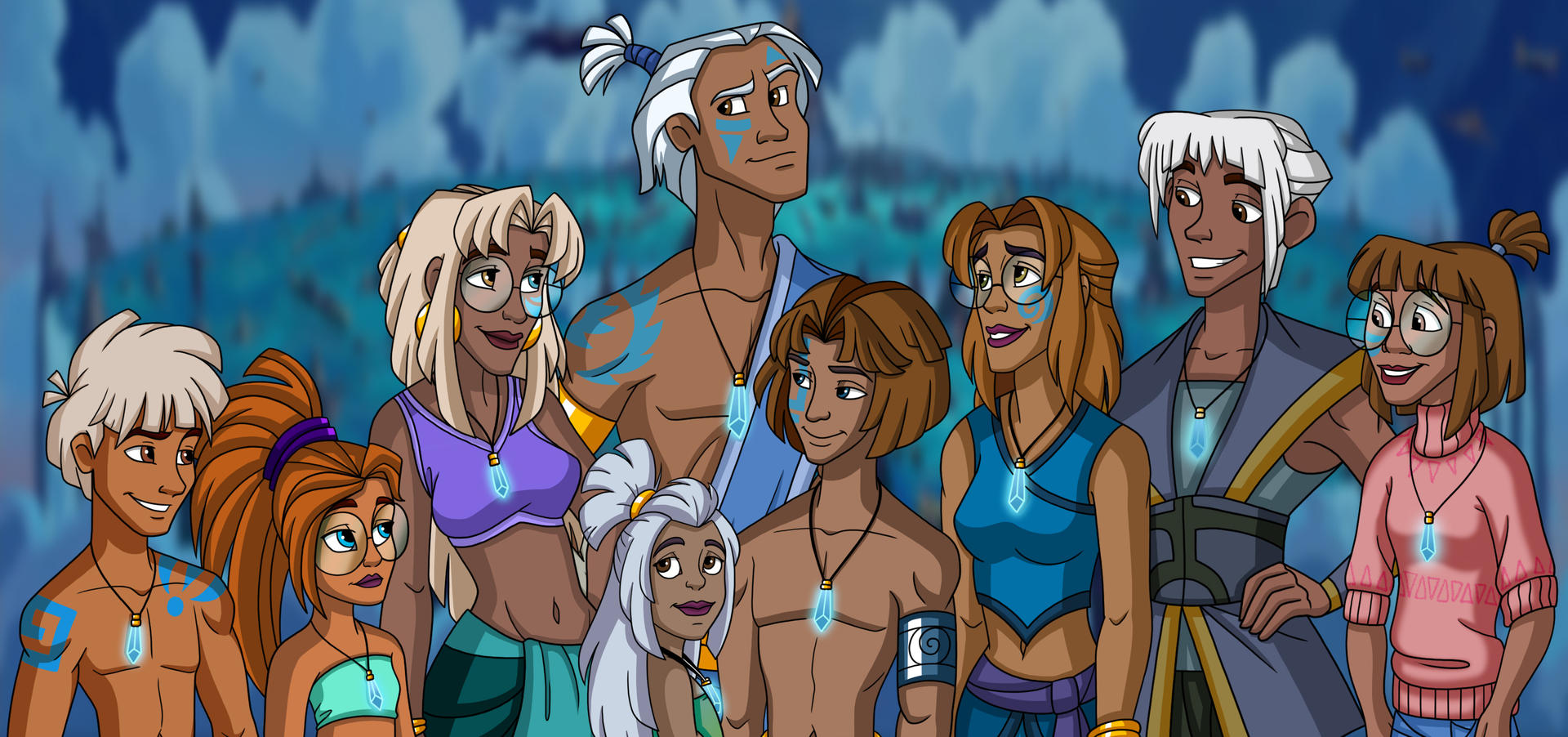 All Races Kida All Together- Kida by WhiteFangKakashi300 on DeviantArt