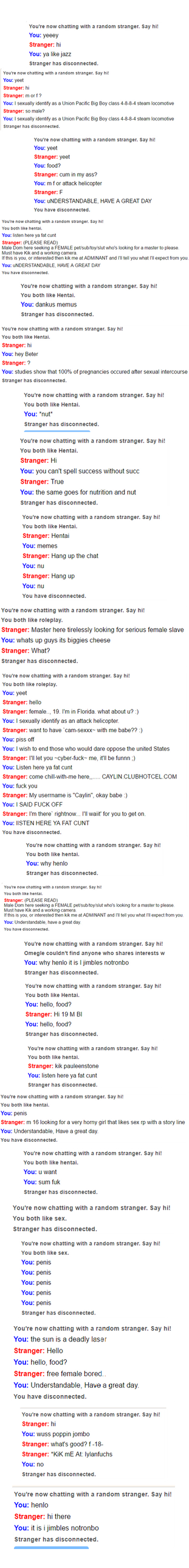 When KoT goes on Omegle