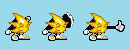 Ristar Thumbs up sprites