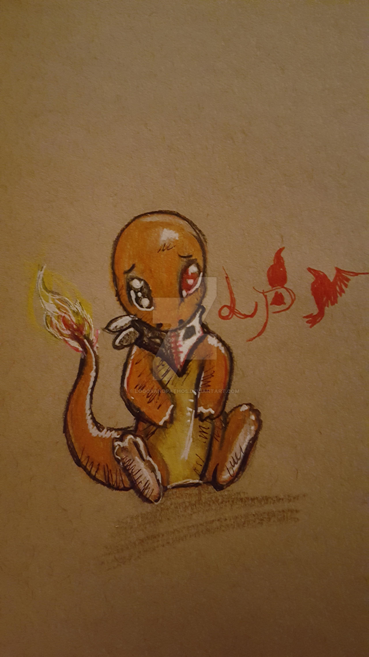 Fanart charmander by LogosandPathos on DeviantArt