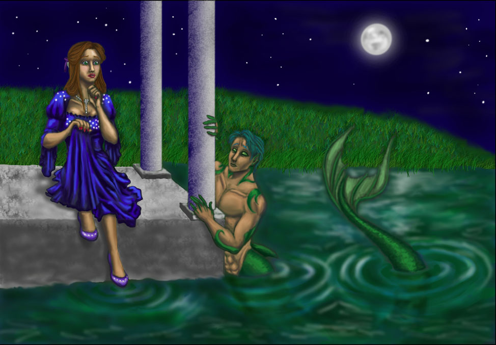 In the Water of the Garden by JesIdres