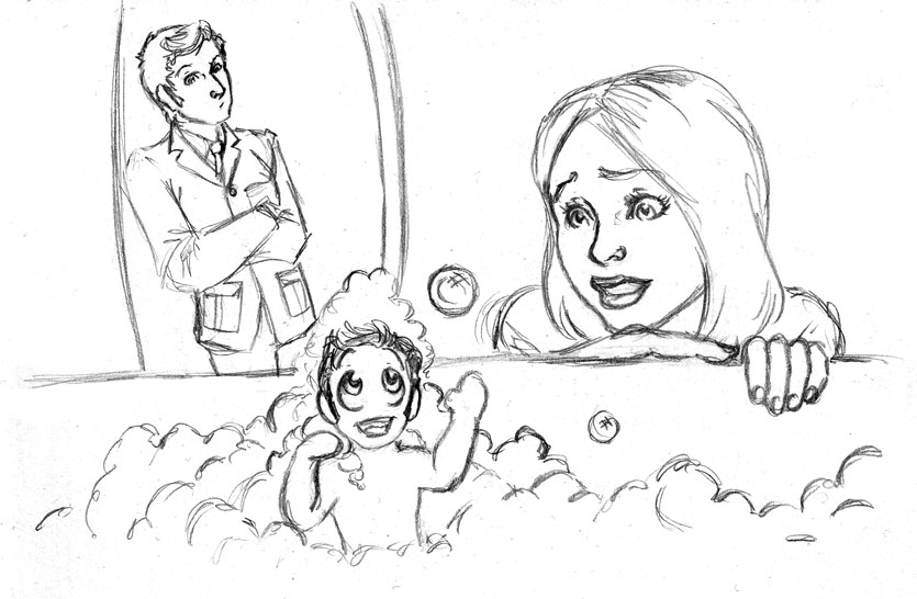 Bubble Bath Chibi