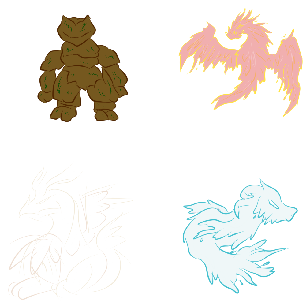 Elementals by DracorianAmanda on DeviantArt