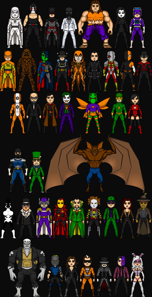Batman's Rogues Gallery by BOOSTERGOLDENFAN2001 on DeviantArt