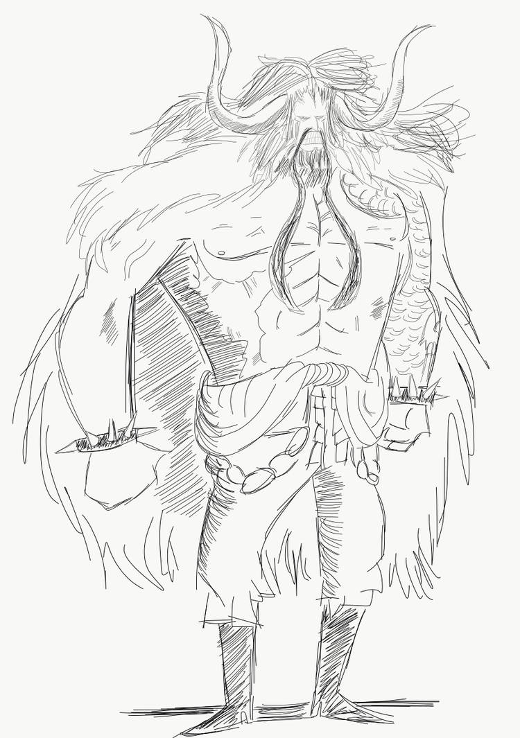 Kaido Colour In Kaido One Piece Coloring Page