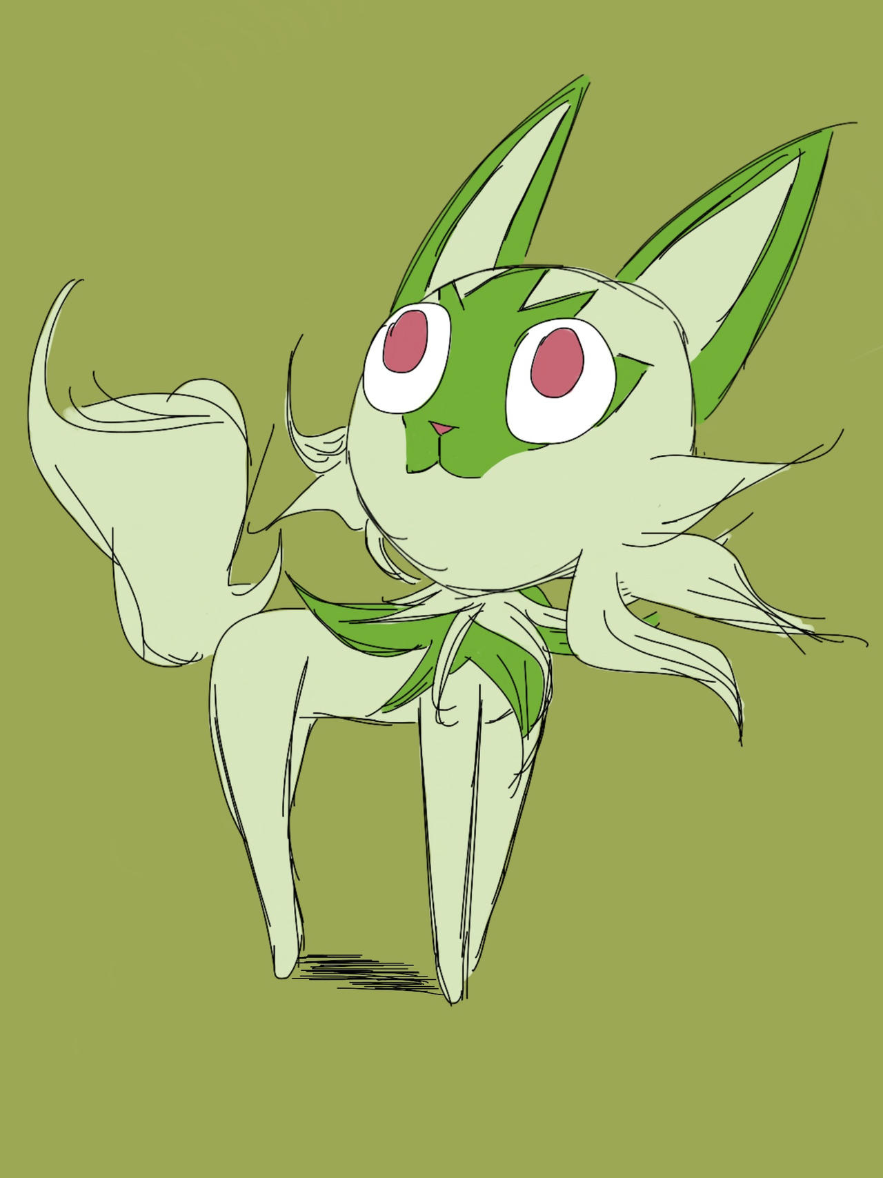 Sprigatito ( Pokemon ). by 1602jaw on DeviantArt