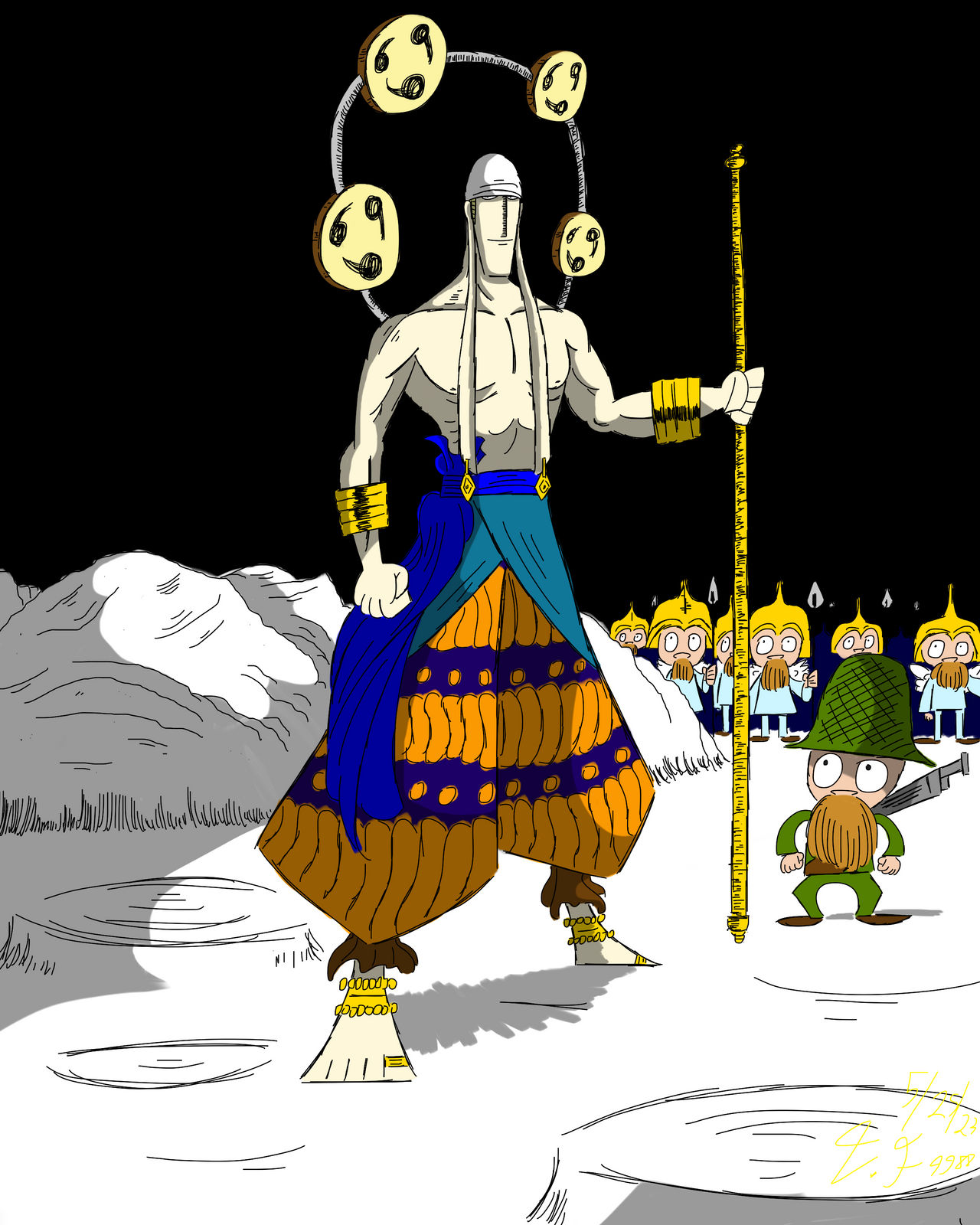 Eneru ( One Piece ) by quickfire9988 on DeviantArt