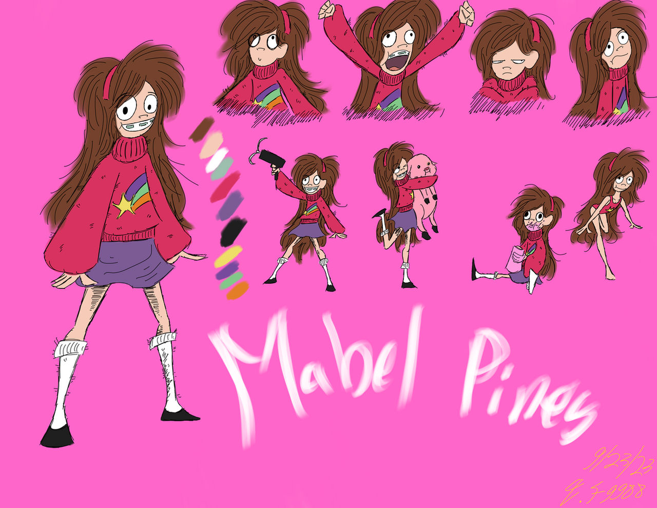 Mabel Pines Gravity Falls Character Sheet By 1602jaw On DeviantArt mabel-pines-gravity-falls-character-sheet-by-1602jaw-on-deviantart