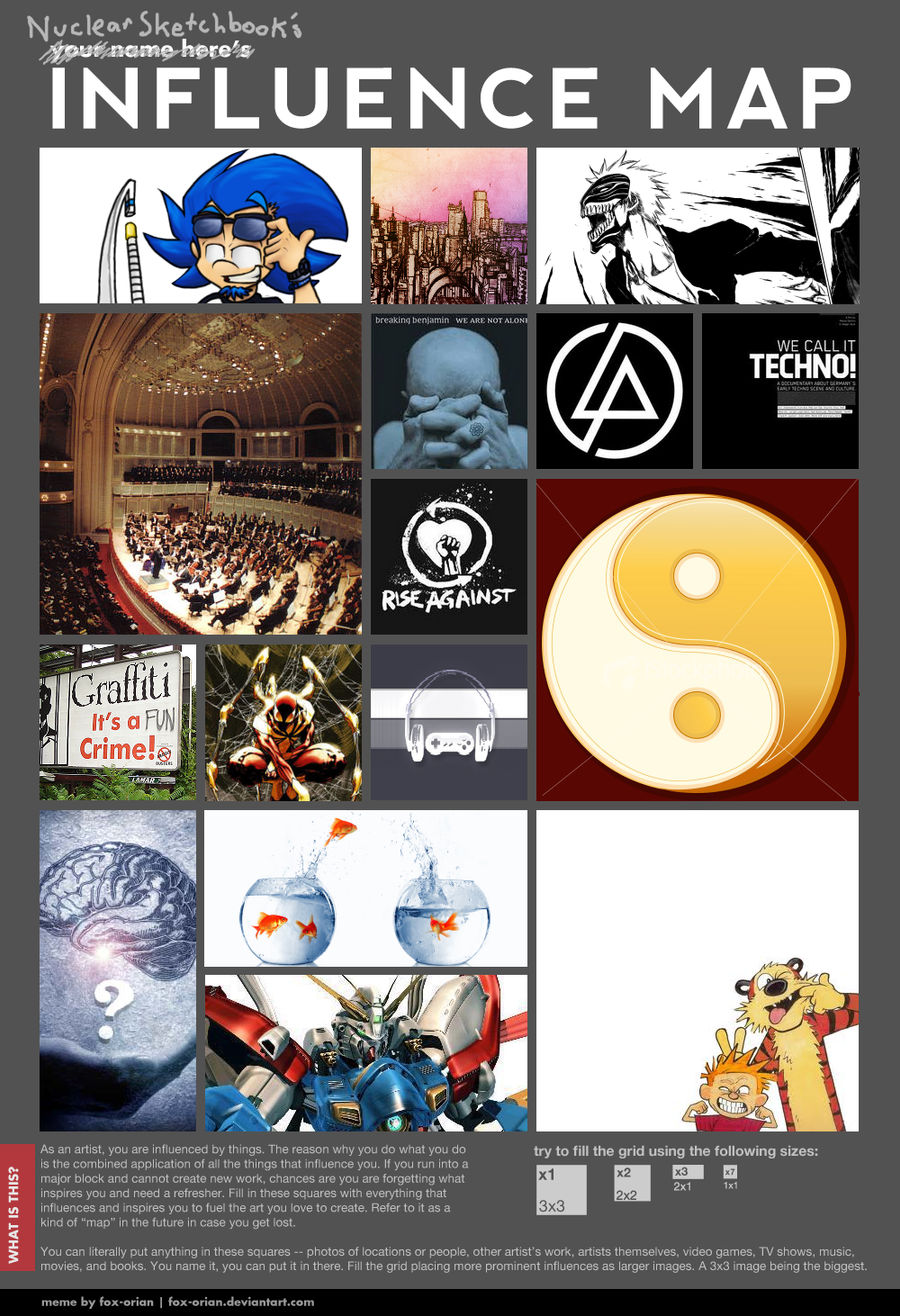 Influence Meme by nuclearsketchbook on DeviantArt