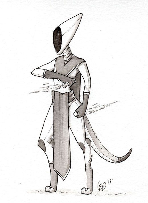 Inktober 16 - The Imperial Assassin