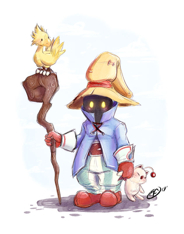 Sketch Vivi Ffix By Llythium Art On Deviantart