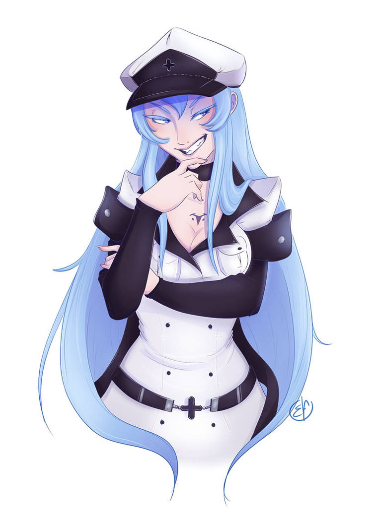 Esdeath  Akame Ga Kill, an art print by Kai Ilmardi - INPRNT