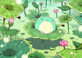 Frog in the Sun