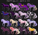 MAY ADOPTABLES $4 FLAT SALE by haechii